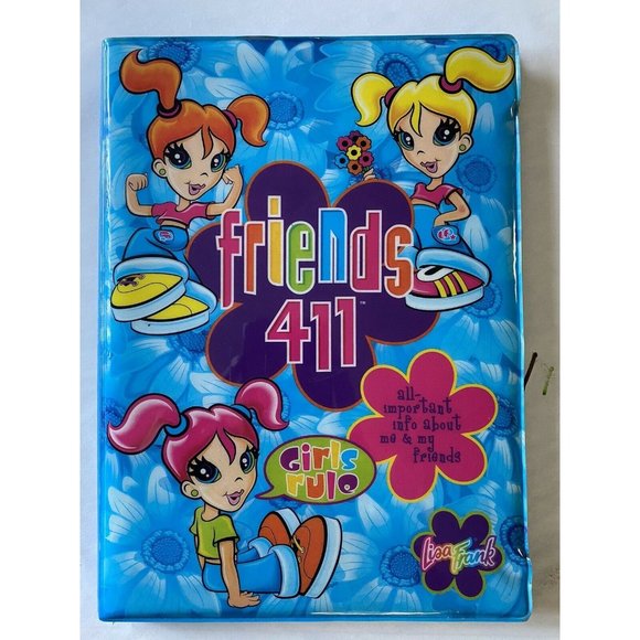 Lisa Frank 411 Journal Vintage Y2K Notebook With Stickers VTG